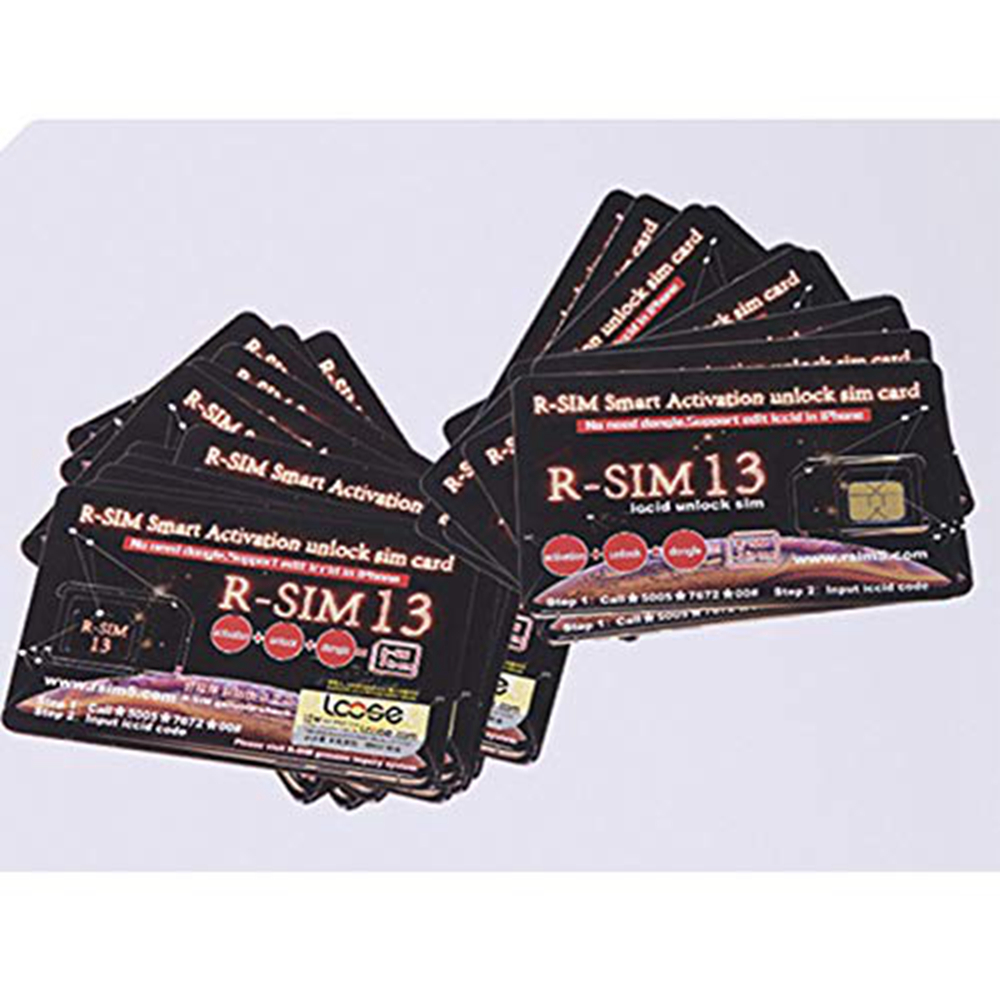 

Unlock Card SIM13 for iPhone XR/XS/X/8/8p/7/7p/6s/6sp 4G Nano Unlock Card iOS 12