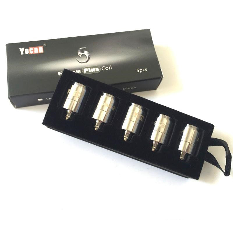 

Authentic Quartz Dual Coils QDC For Yocan Evolve Plus Kit Evolve Vaporizers E Cigs Replacement Coils 5pcs/pack Vs Ceramic Donut Coils