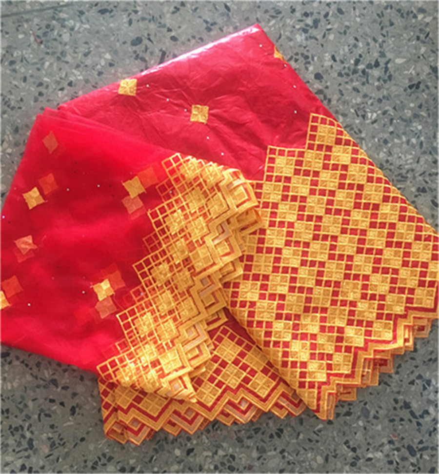 

African women embroidery bazin riche fabric red basin riche getzner 2019 latest bazin brode getzner lace fabric 5+2yards/lot