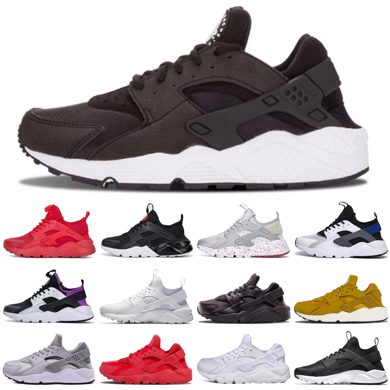 

New Huarache Ultra Running Shoes Men Women Athletic Huaraches Sneakers Black White Red Running Sports Trainers Shoes Size 36-45