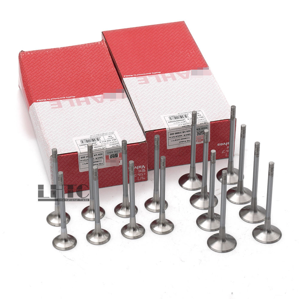 

16-Pack Mahle 6mm Intake Exhaust Valves Set For Audi A4 A5 VW GLI GTI Tiguan Passat 2.0T