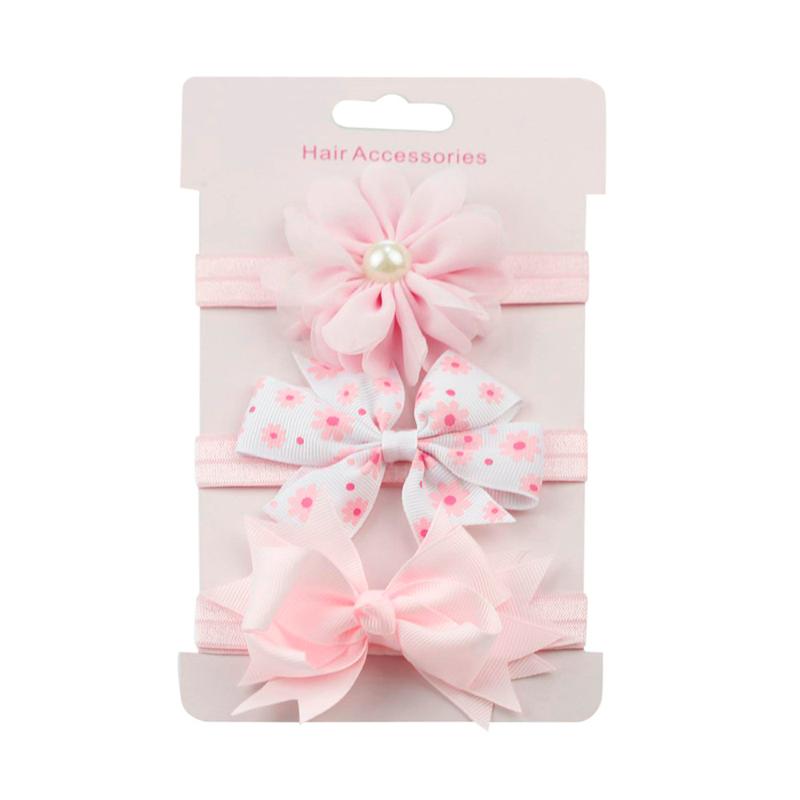 

Baby Hairband Set Infant Princess Floral Bowknot Headband Newborn Baby Girl Elastic Headband Hair Accessories For Birthday Party