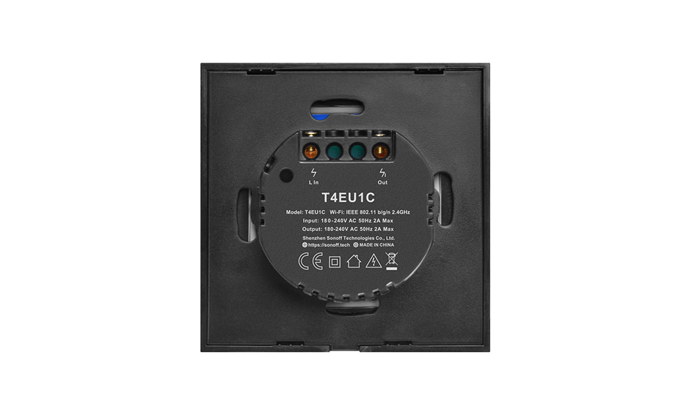 Itead Sonoff T4eu1c Wall Wifi Smart Touch Switch No Neutral Wire Required Operate Via Ewelink Support Alexa Google Home Ifttt Intelligent Home Smart