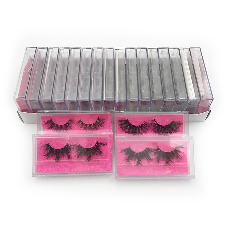 

rainsin40 pair popular 3d mink 28 mm 16 styles thick long Wispy Fluffy 25 mm lashes