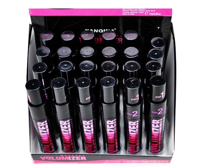 

Makeup Volumizer Mascara WaterProof Double-end Thick Lengthening Black Mascara With Spiral Brush