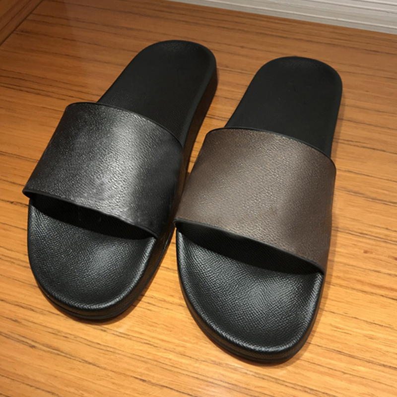 

Beach slippers men Classic Flat Summer Lazy Designer Cartoon Big Head flops leather mens Slides Hotel Bath women shoes Lady sexy Sandals Large size 35-38-45 us4-us11, Extra shoebox