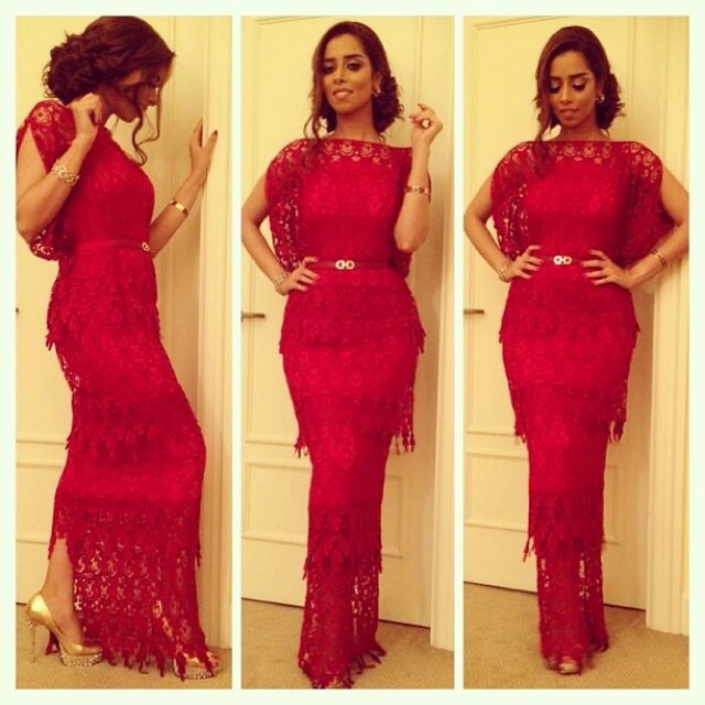 

Cheap A Line Tank Evening Dress Prom Dresses Homecoming Dress With Beadwork Red Lace, Gray