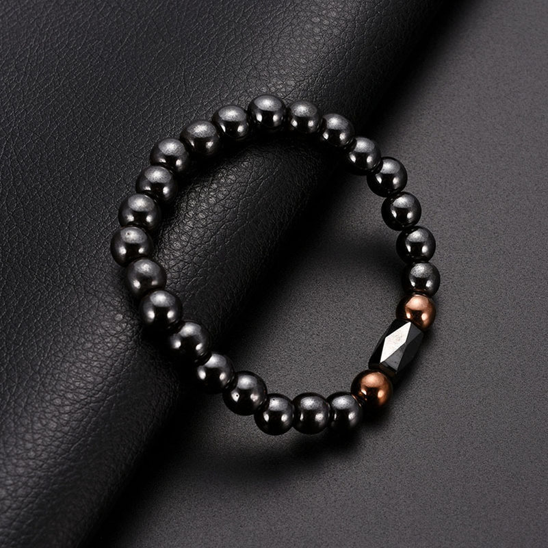

black magnetic hematite strand bracelet therapy Healthy beaded bracelets women bangles cuff fashion jewelry will and sandy 320288