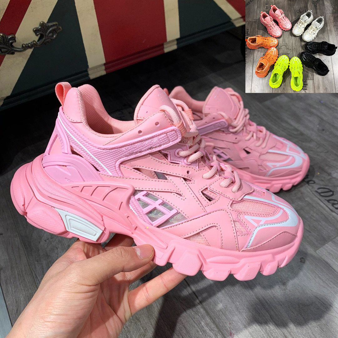 

DHL Free Shipping 20SS Release 4.0 Tess S Paris track 2.0 gomma maille For women Triple S Clunky Sneaker Casual Shoes, As picture
