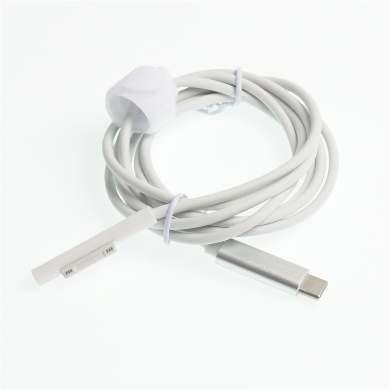 

USB Type C male Charging Cable for Microsoft Surface Pro 5 6 Go Book1 Book2