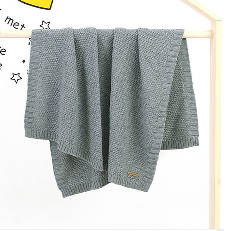 

Toddler Infant Newborn Baby Boy Girl Blanket Knitted Swaddle Wrap Warm Soft Bedding Quilt For Bed Strollers Blankets