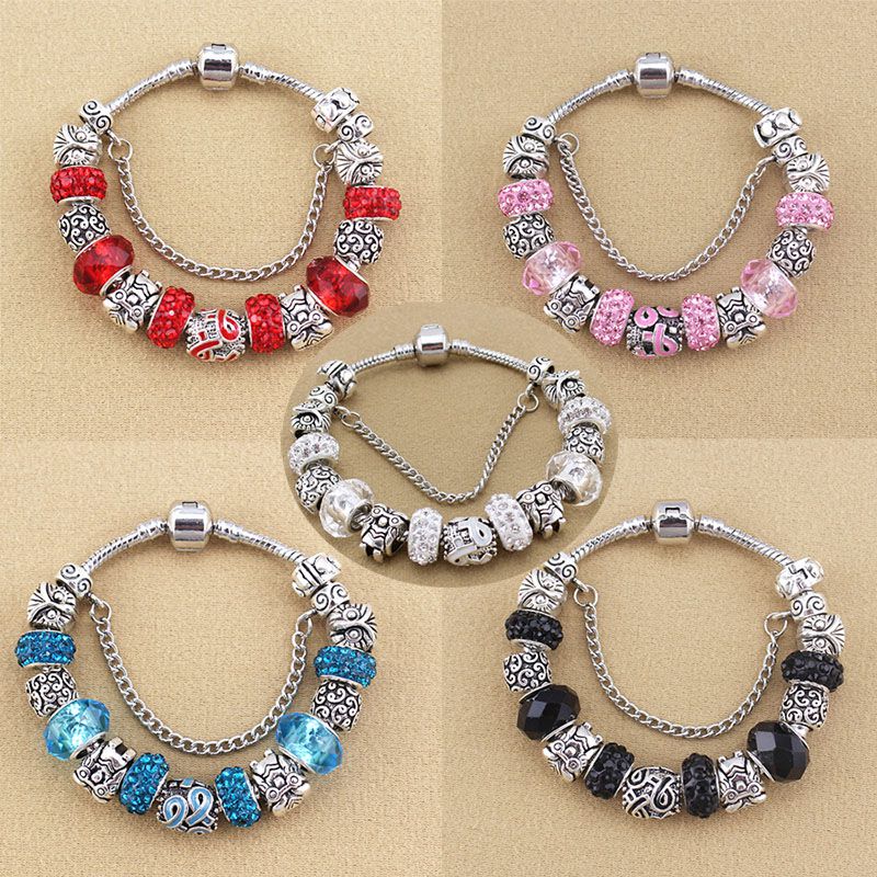 

Fashion Charm Owl Beaded Bracelet Silver Plated Birthday Gift For Pandora Luxury Designer Original Box Set DIY Beaded Bracelet Holiday Gift