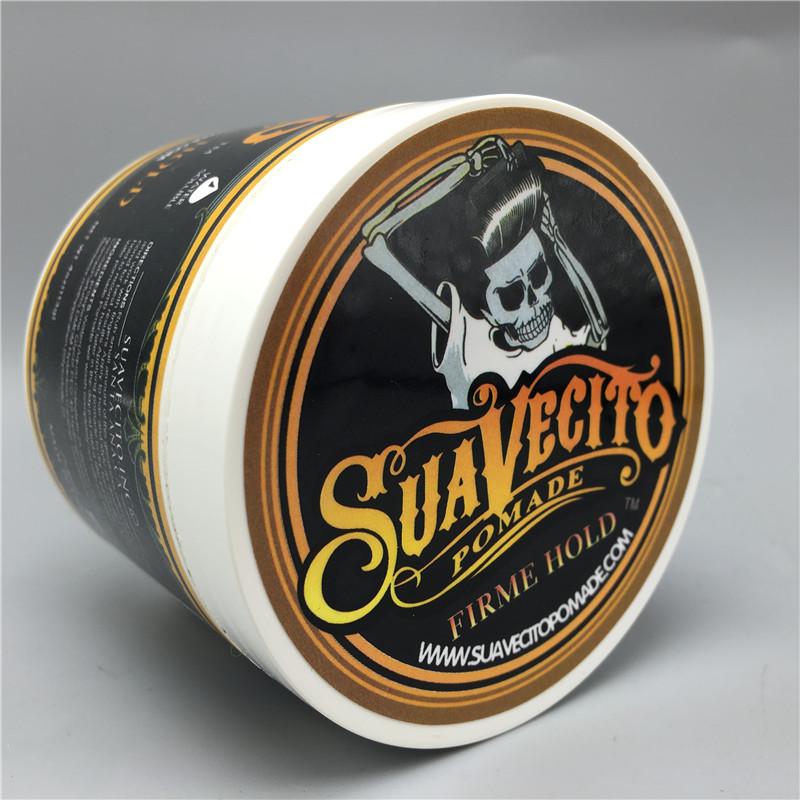 

113ml Suavecito Pomade Hair Waxes Strong Style Restoring Pomade Hair Gel Style Tools Firme Hold Big Skeleton Slicked Back Hair Oil Wax Mud
