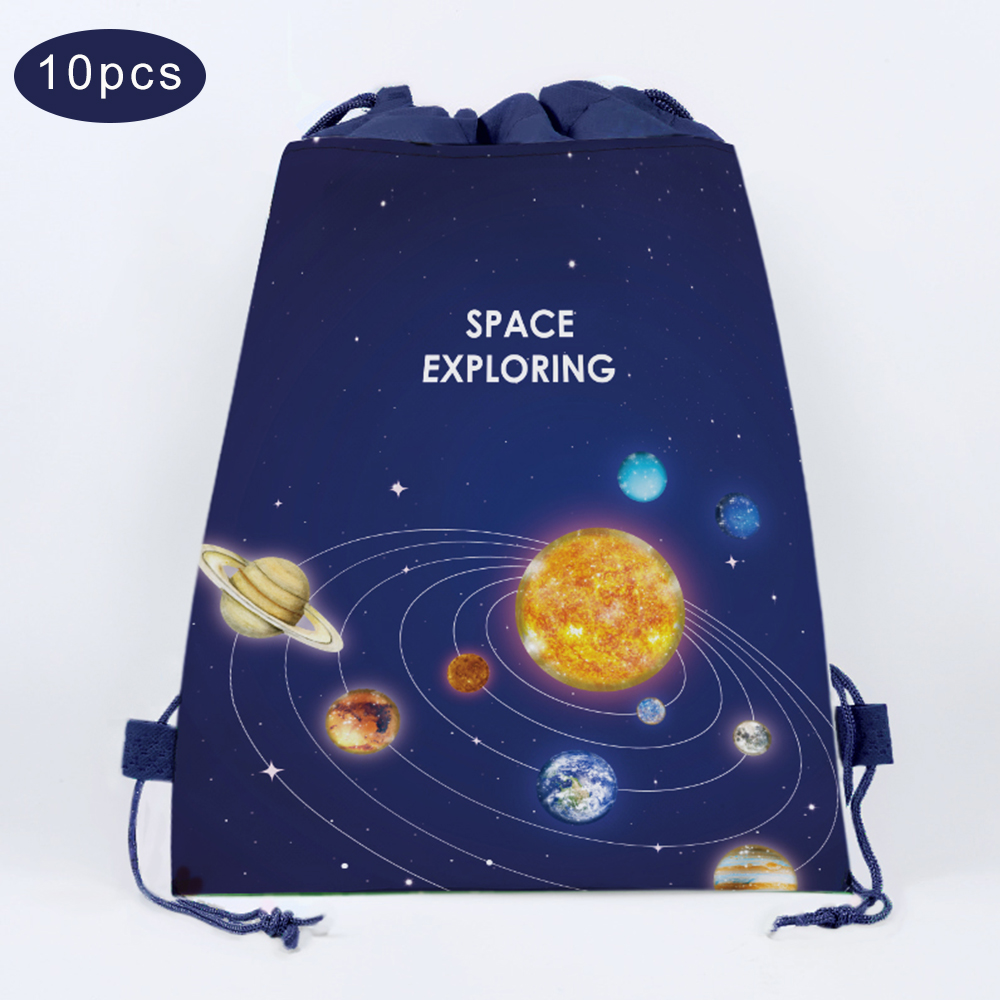 

Outer Space Planet Party Gifts Bags Baby Shower Non-woven Candy Bags Kids Gifts Packing Backpack Birthday Party Decorations