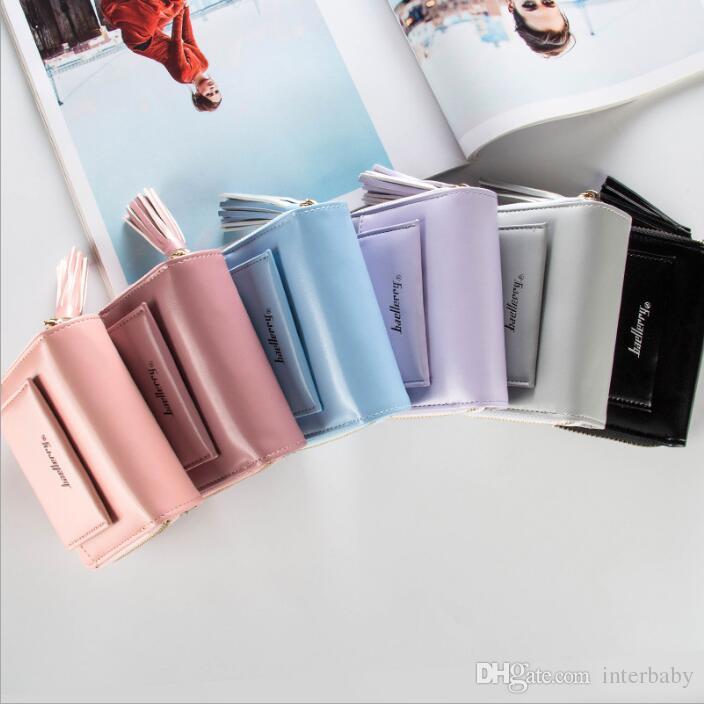 

Brand Wallets Luxury Purses Designer Clutch Bags Fashion PU Leather Card Holders Short Zipper Solid Handbag Coin Change Pouch Totes BYP4926, Message your colors