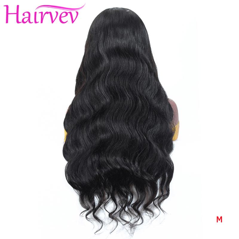 

Hairvev 13*4/6 Lace Front Human Hair Wigs 150% Density Body Wave Peruvian Lace Front Wigs For Black Women Remy Human Hair, As pic