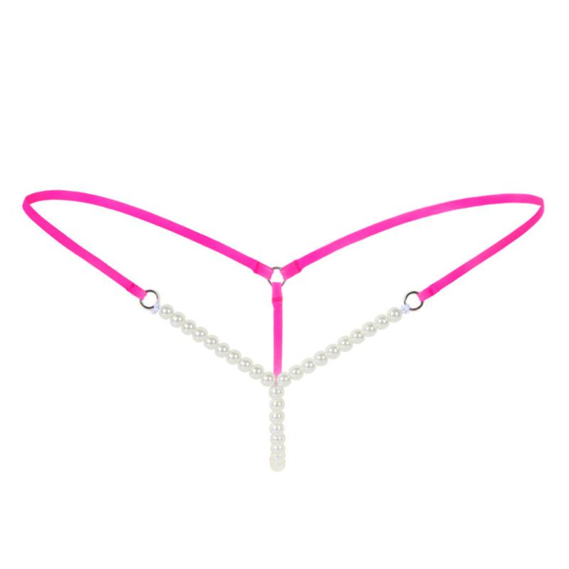 

6mm Sexy Women Temptation Thongs Soft Underwear Pants Panties Breathable Lingeries Briefs Underpant, Red
