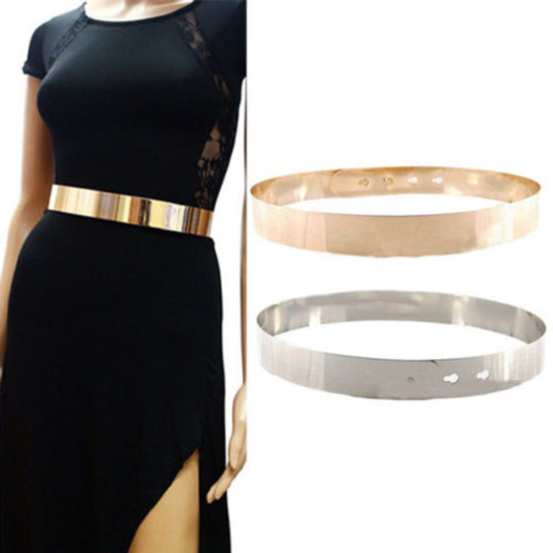 silver metal belts for dresses