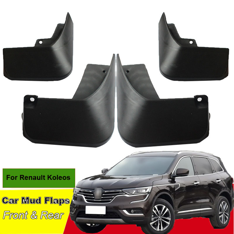 Tommia For Renault Koleos 2017 Car Mud Flaps Splash Guard Mudguard Mudflaps 4pcs ABS Front & Rear Fender-image-539172502