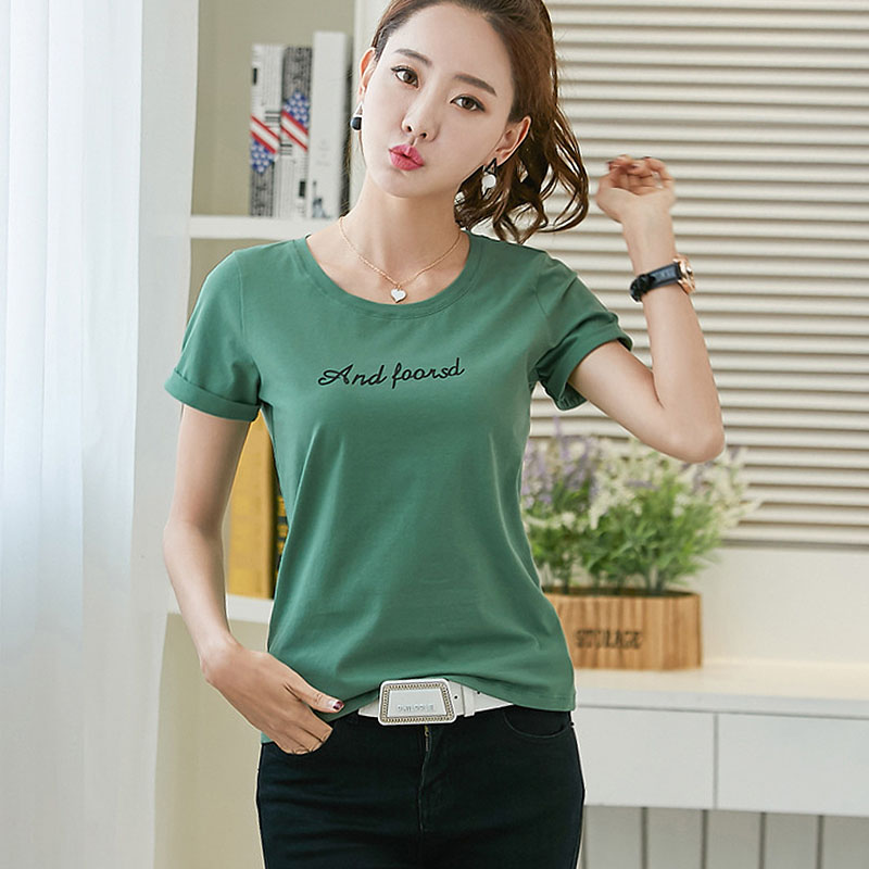 

BOBOKATEER plus size t-shirt women tops summer letters white t shirt women tshirt tee shirt femme camisetas mujer verano 2020, Black