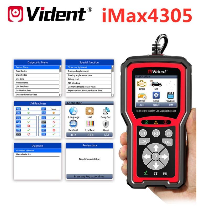 

VIDENT iMax4305 full system obd diagnostic tool for VAUXHALL/ / Rover Reset OBDII Diagnostic Service