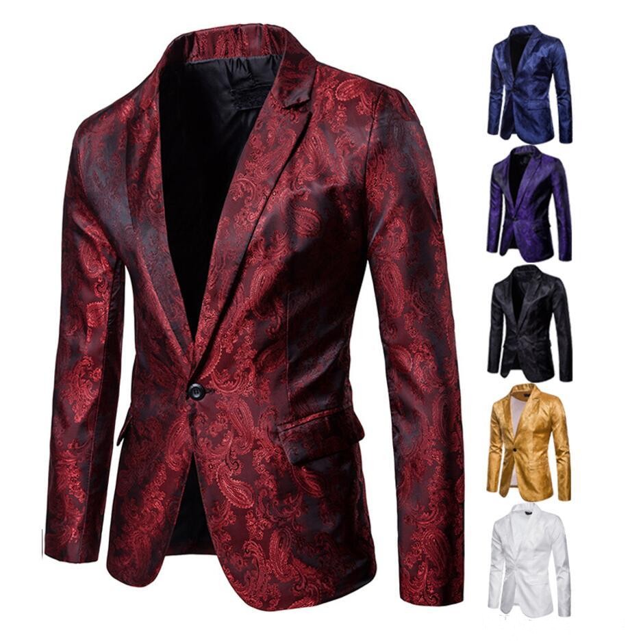

Handsome Jacquard Slim Fit Men Wedding Tuxdos Peak Lapel Groom Tuxedos Excellent Men Jacket Blazer 2 Piece Suit(Jacket+Pants+Tie) 2776, Same as image