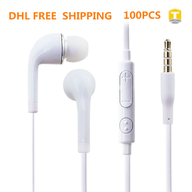 

Free shipping 3.5MM Ear Buds On-ear Earphone Headphone with Microphone Up and down volume, Black
