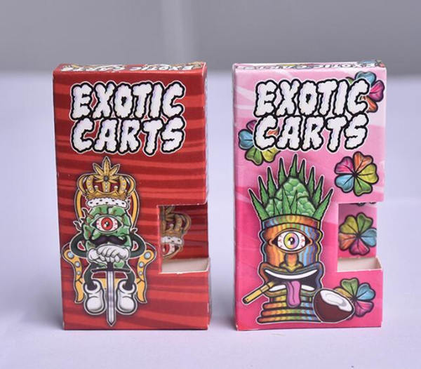 

New Exotic Carts Packaging Cartridge 1 Gram Retail Package Packaging Box For Thick Oil Exotic Carts Cartridges