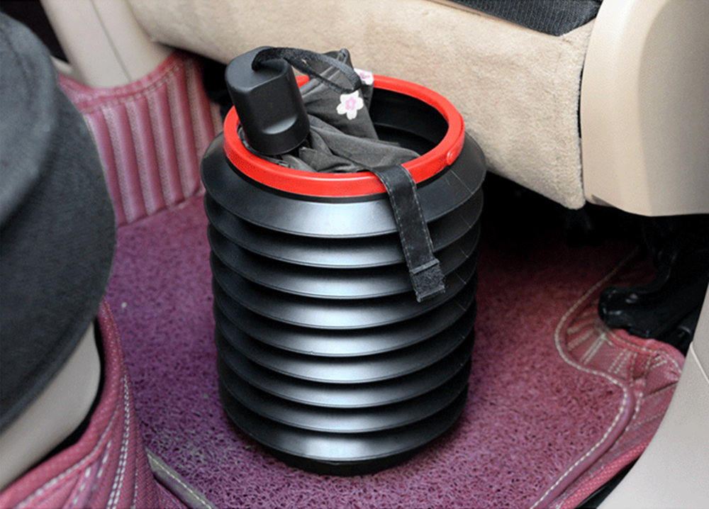 

Car Foldable Trash Can Bin For Teana ALTIMA X-Trail Qashqai Livina Sentra Sylphy Tiida Sunny March Murano Dayz IMx IMs