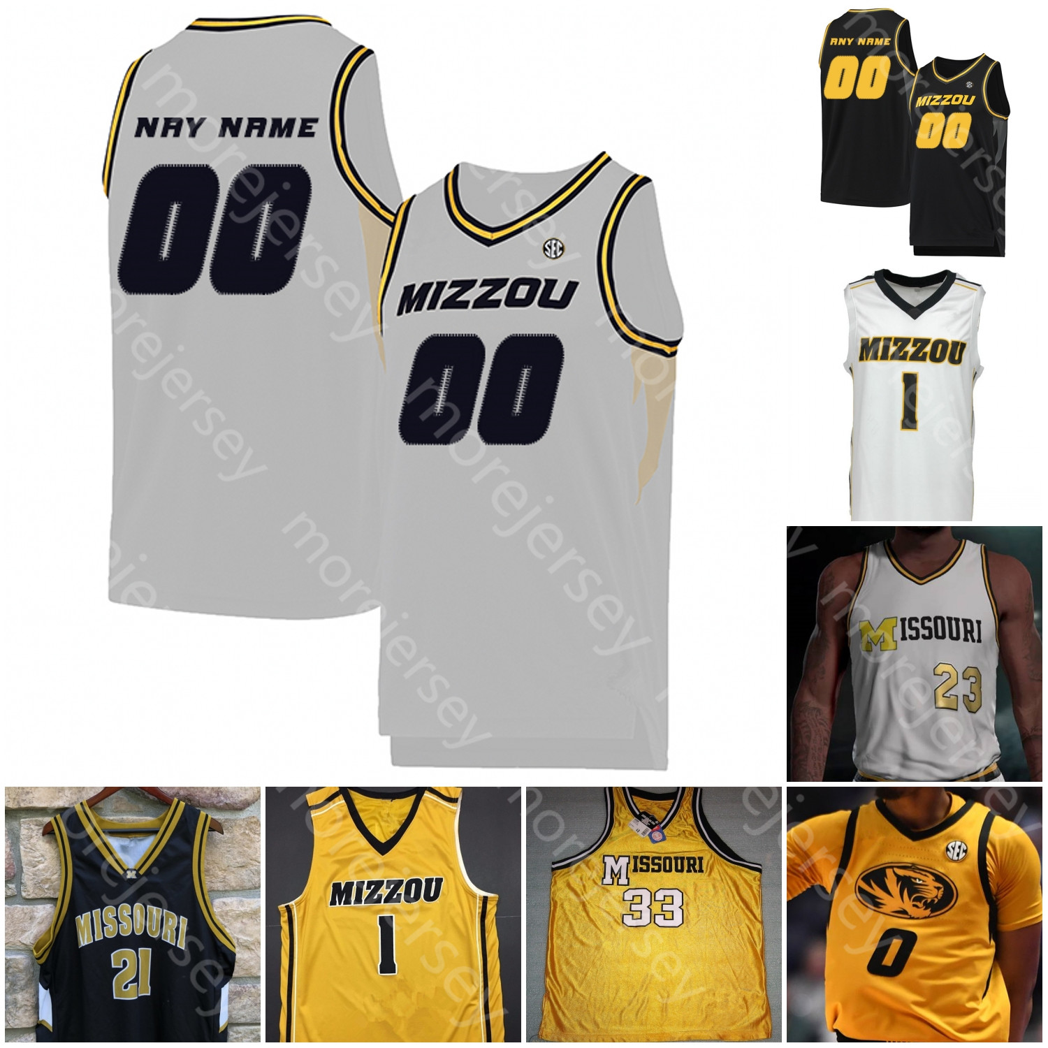 

Custom Missouri Basketball Jersey NCAA College Dru Smith Mark Smith Tilmon Xavier Pinson Brown Watson Smith Clarkson Jabari Brown, Yellow i