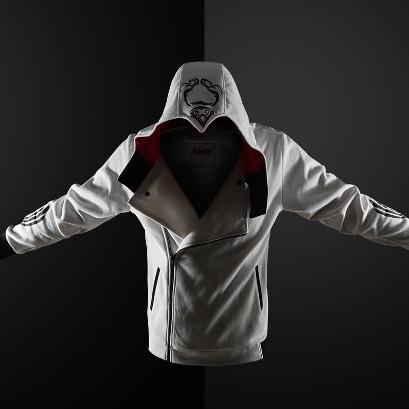 ZOGAA Men 2019 New Custom Assassin 's Creed Veste manches longues épais Hommes Sweat à capuche Homme Veste gothique Imprimer S-5XL Y200519