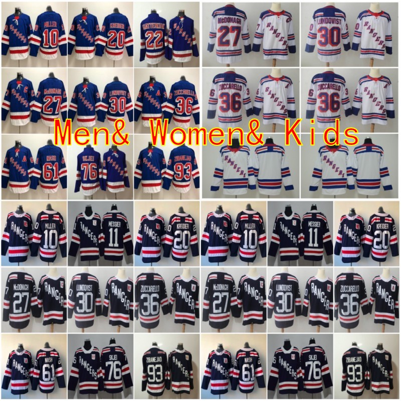 

Men Women Youth New York Rangers 30 Henrik Lundqvist Jerseys 36 Mats Zuccarello 76 Brady Skjei 20 Chris Kreider Mika Zibanejad JT Miller, Black;red