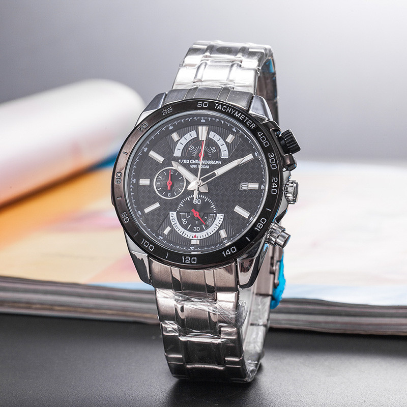 

2020 New designer watches Small needle run seconds Men Superior quality Wrist Watch Top Brand Strap Luxury fashion men's Quartz watches