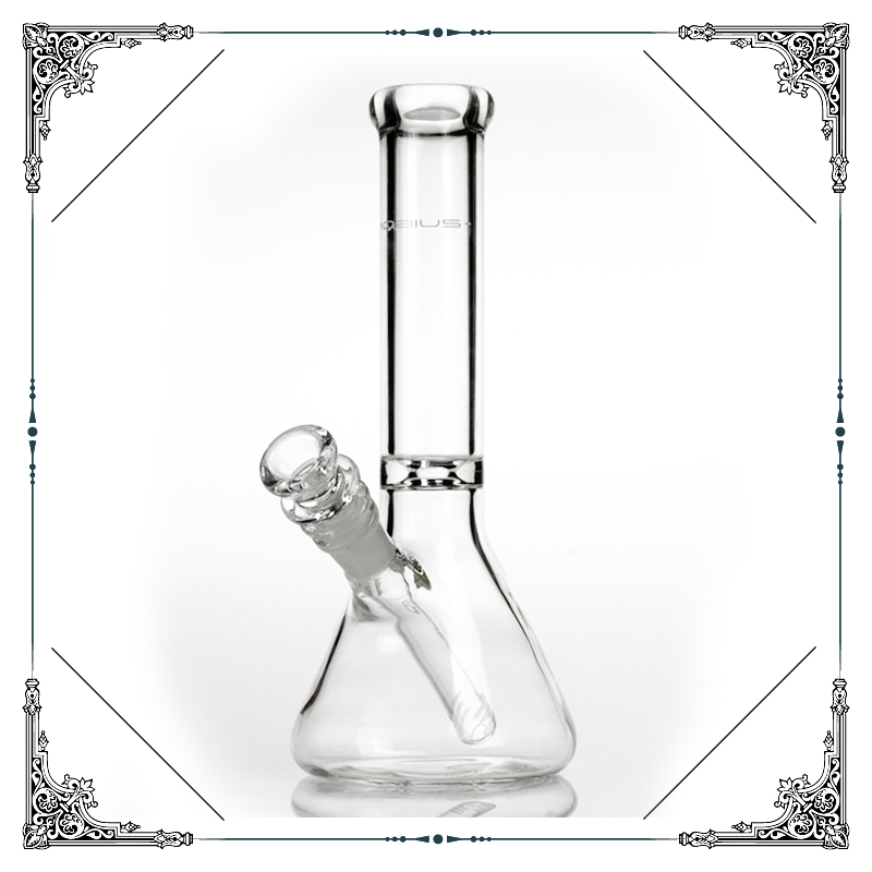 

mobius glass Beaker bong Medio Beaker bottom glass bongs 10 Inches Clear glass smokingwater pipes hookahs