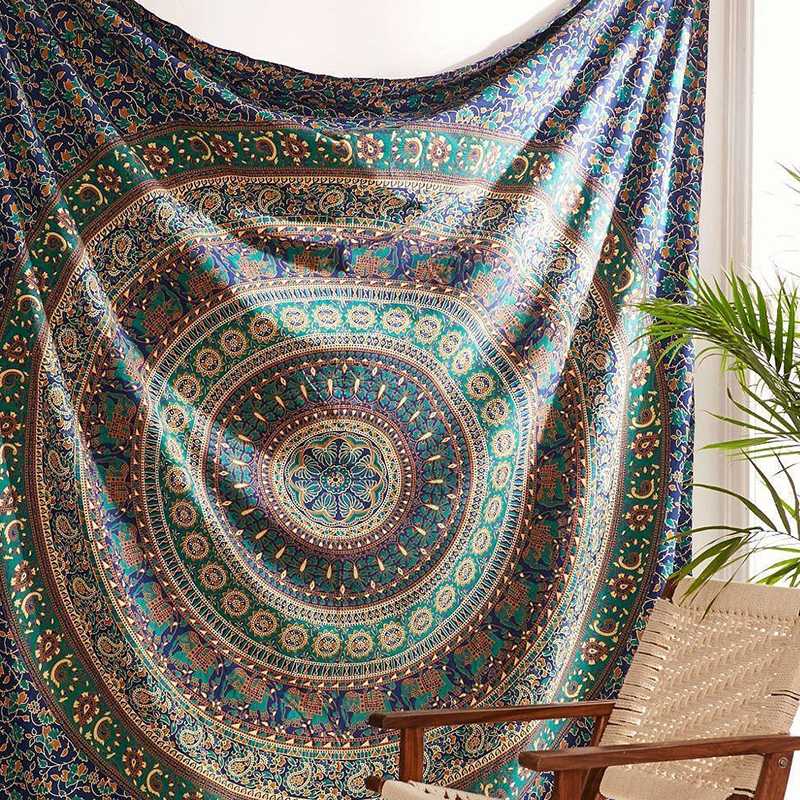 

Wall Hanging Tapestries Decorative Wall Tapestry Carpet for Bedroom Yoga Mats Dropshipping Bohemian Style Mandala India Design