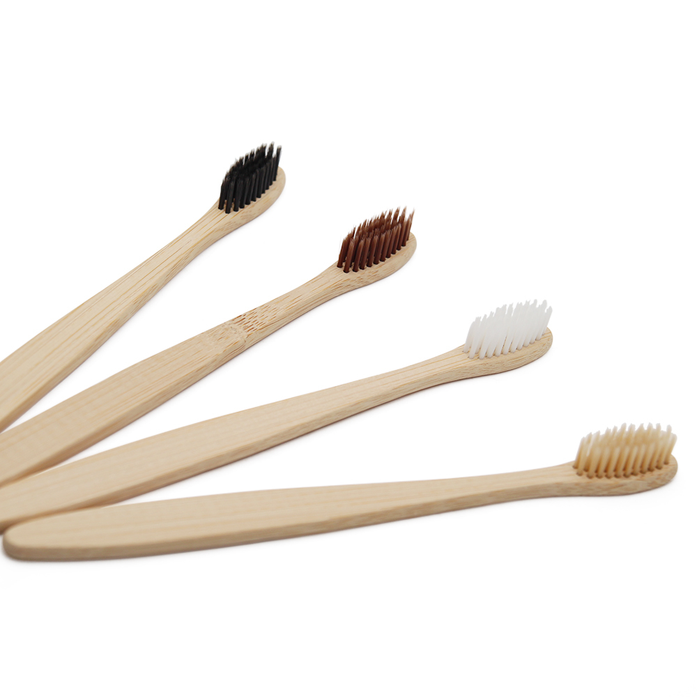 5 PCS Adult Environmentally Wood Toothbrush Novelty Bamboo Toothbrush Capitellum Bamboo Fibre Wooden Handle C18112601-image-435490871