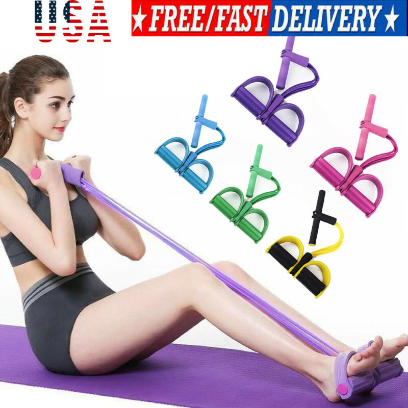 

Fitness Yoga Pull Rope Elastic Resistance Bands Workout Exercise Tube Practical Training Rubber Tensile Expander