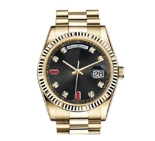 

HOT sale Top quality MAN dive watch luxury Stainless steel luxury watch automatic watch male clock Fashion business New watches r62, Gold