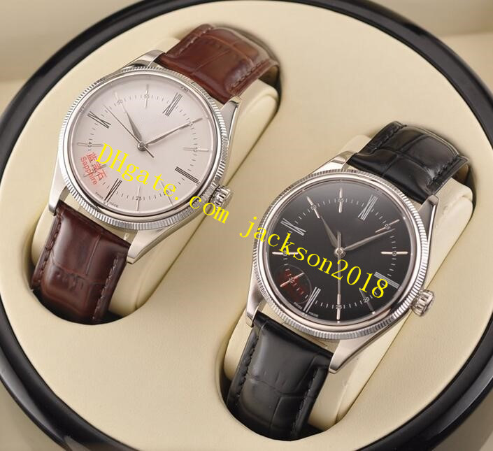 

Luxury Watch 8215 Movement 40mm Hora Dual Blanco Negro Oro Reloj Hombres Dial 50509 Automatic 316L Mens Watches Sapphire Mirror Fashion, Make waterproof