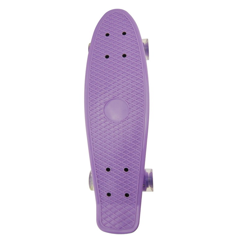 

Quality PP Plastic Skateboard Mini Board for Outdoor Sport Banana Fish Board Children Skateboard, Purple