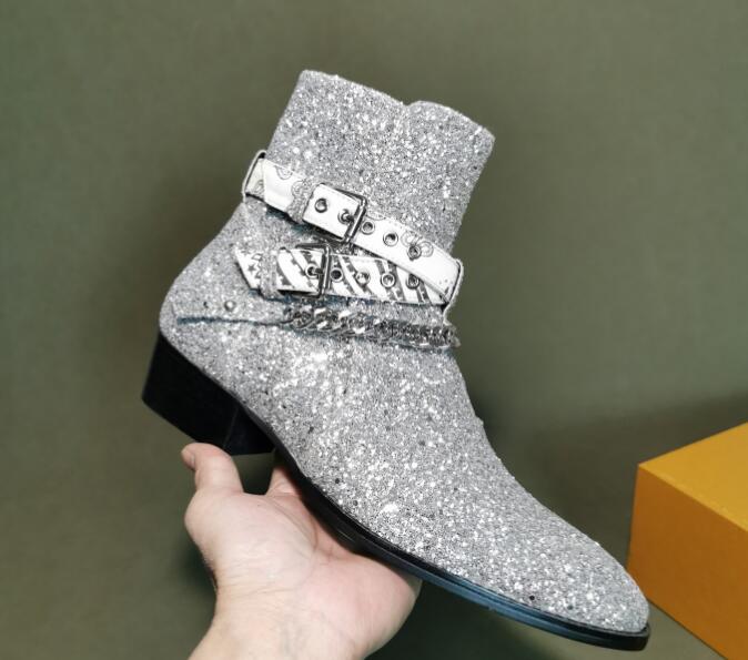 

Factory outlet genuine leather fashion persional men shoes new list high top ankle boots