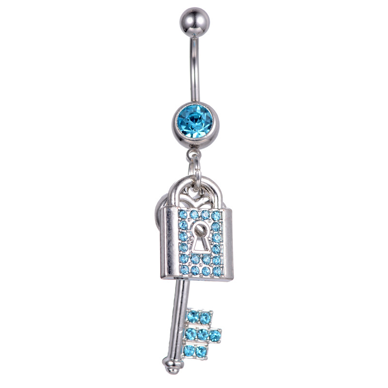 

D0772 ( 1 color ) body jewelry Nice style Navel Belly ring 20 pcs mix colors stone drop shipping factory price