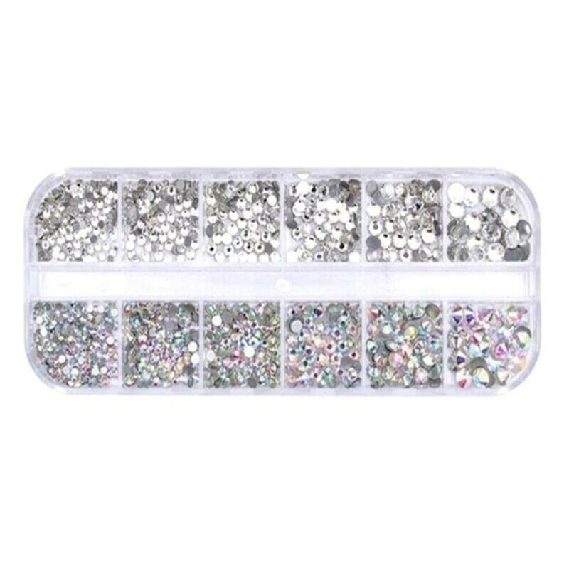 

1Box Multi Size Resin Flat-back DIY Manicure 3D Nail Art Phone Case Decorations NEW