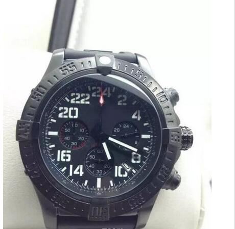 

Hot sale -New fashion date Chronograph quartz movement stopwatch white spuer seawolf men watches 1884 24 number satinless steel mens watches, Shipping cost