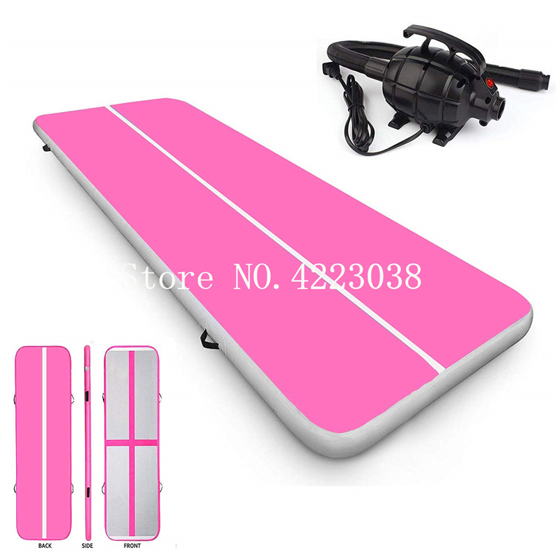

pump to door 4x1x0.2m inflatable air track gymnastics air mat floor mats for sale
