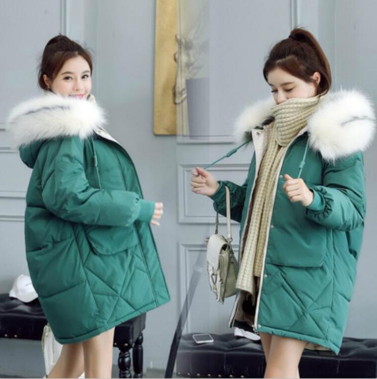 

2020 Winter Designer Down Coats For Women Brand Down Parkas Womens Jacket Coat Hooded Thick Fashion Women Jackets Clothing M-3XL, Beige