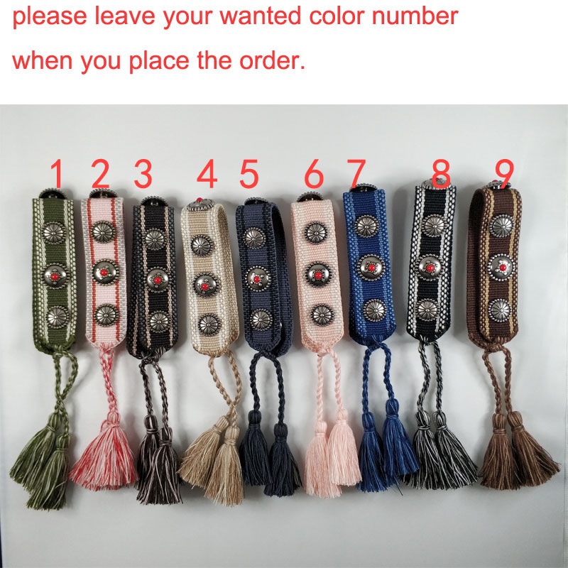 

2020 women luxury desig brace cotton woven Bracelets Lovers Bracelet Embroidery Tassel For Women men Rope Bracelet&bangle friendship Jewelry, Black