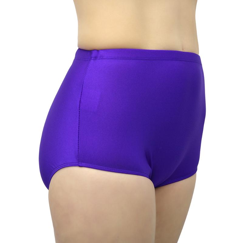 

SPEERISE Women Mid Waist Spandex Shorts For Adults Ballet Performance Dance Bottoms Basic Booty Shorts Fitness Underpants Girls, Black