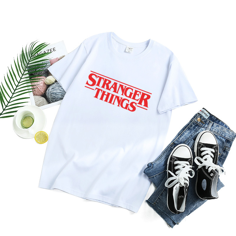 Fashion Stranger Things Women T-shirt Summer Casual Tee for Women Letters Print High Quality Breathable Comfort Soft T-shirt Size XS-3XL