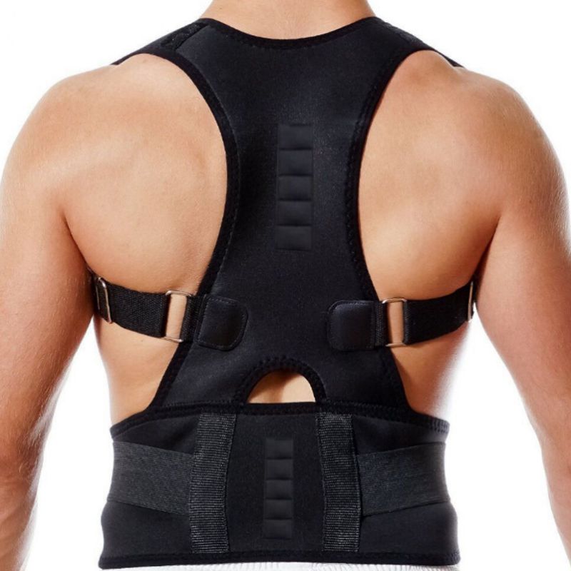 

Posture Corrector Adjustable for Magnetic Posture Correction For Men Women-L, Black